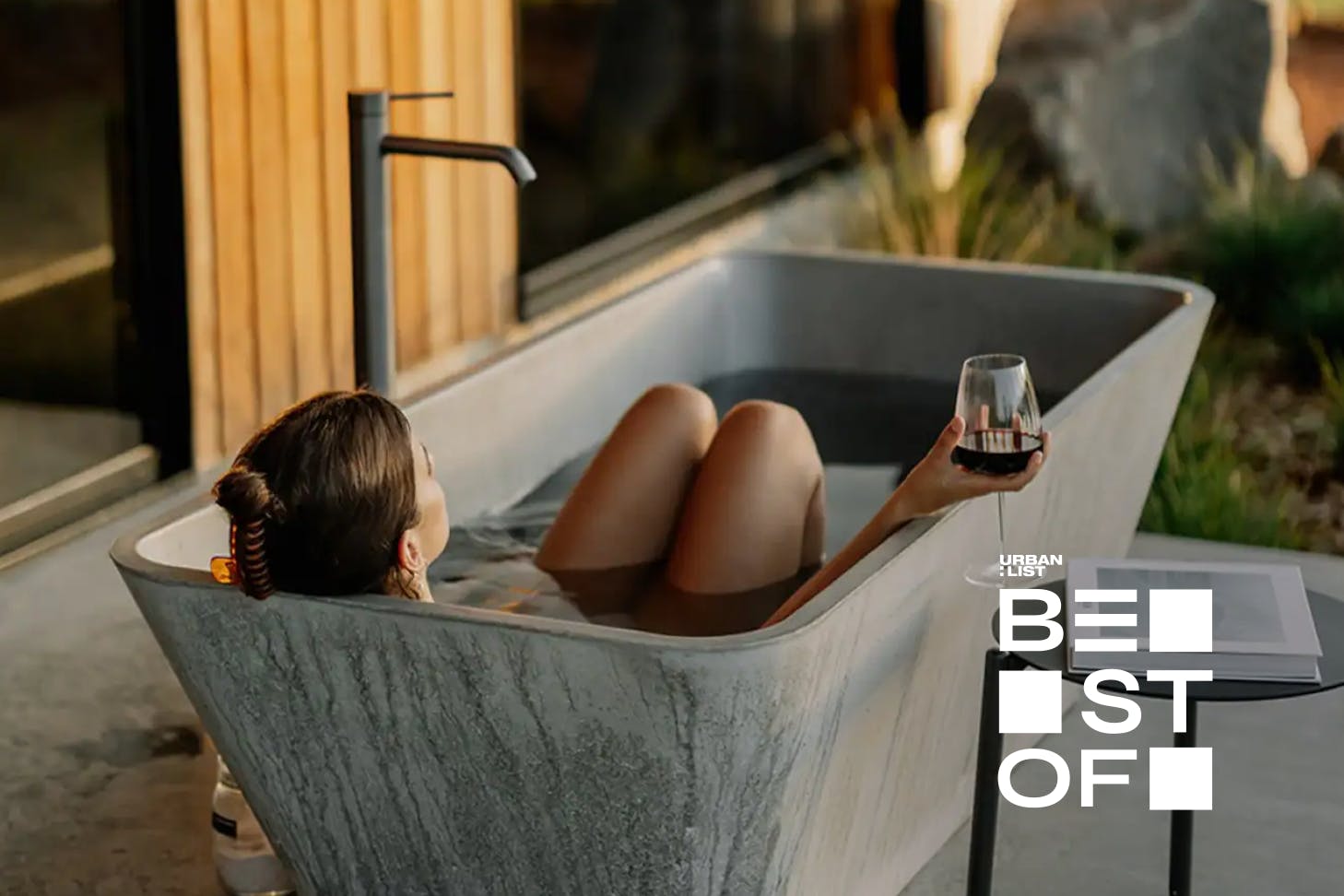 an Airbnb with an outdoor bath in WA